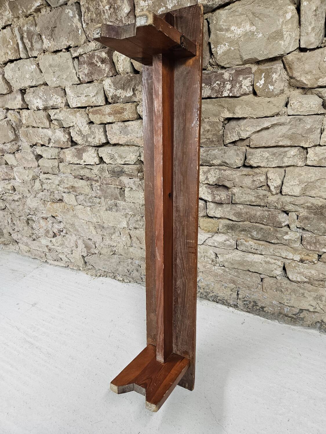 solid pine bench nursery school 1970 vintage