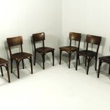 Pub Chairs from Thonet, 1930s, Set of 6