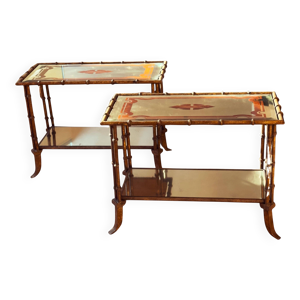 Paire de tables d'appoint - maison