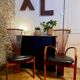 Chair and armchair set by Torstein Nielsen