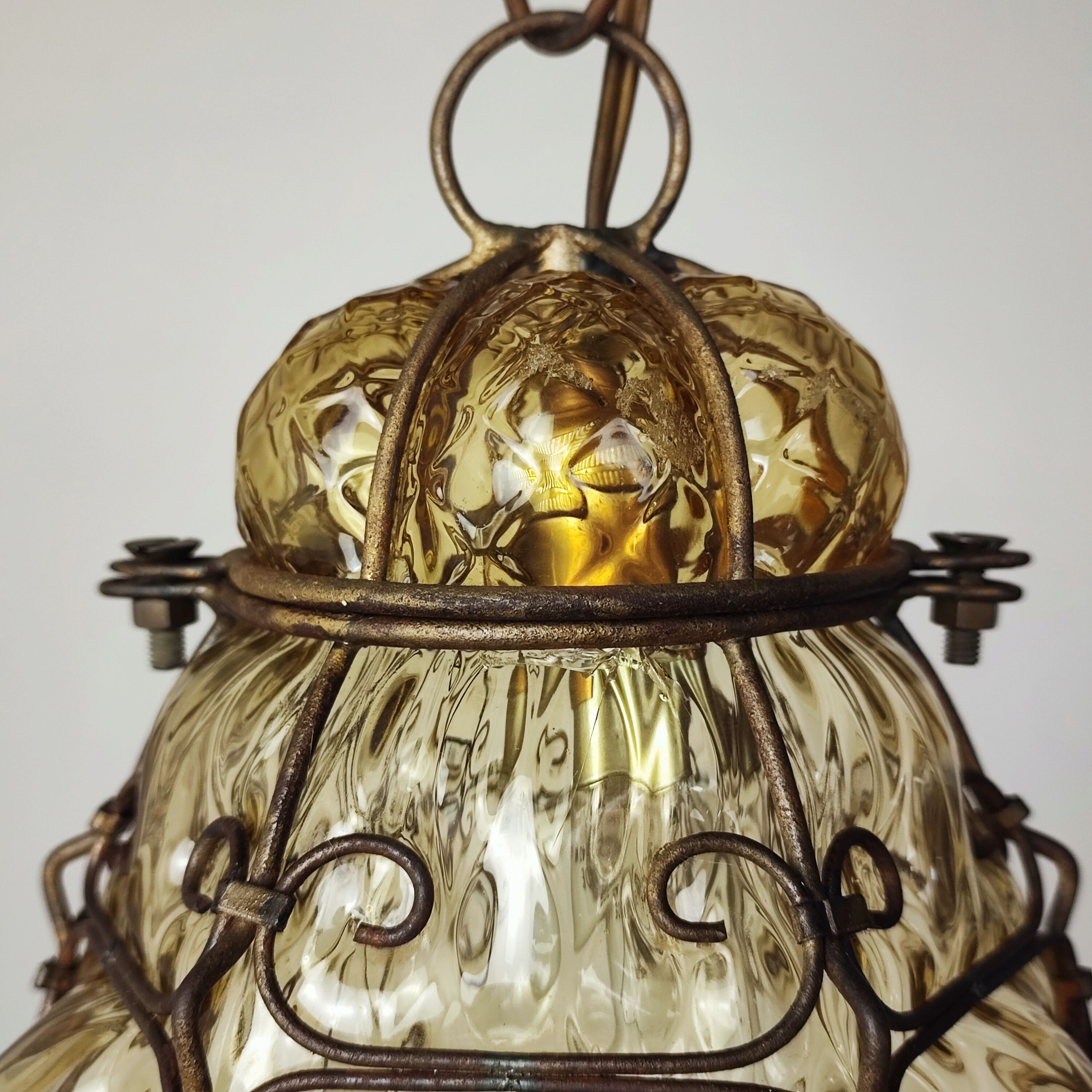 Venetian blown glass suspension