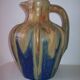 Large Art Deco ceramic pitcher by Méténier