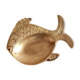 Empty-pocket brass fish