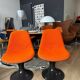 Set of 2 Orbit chairs by Farner & Grunder for Herman Miller, 1965