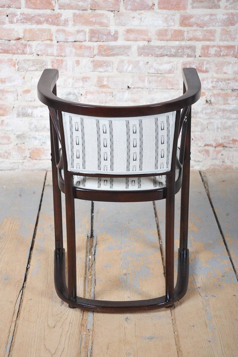 Art Nouveau Seating Set in Beech from J.F.M. Hoffmann, Austria, 1910s, Set of 3
