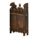Pine folk art cabinet, circa 1920