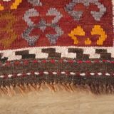 Vintage Maimana rug, handmade, Afghanistan mid century