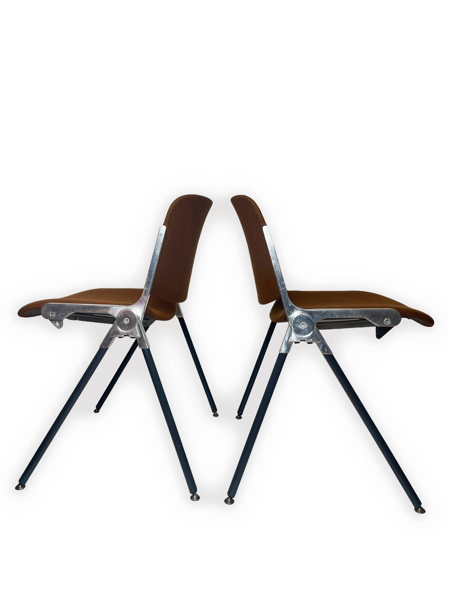 Chaises Agorà conçues par Paolo Favaretto pour Emmegi, années 1970