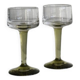 2 verres à liqueur