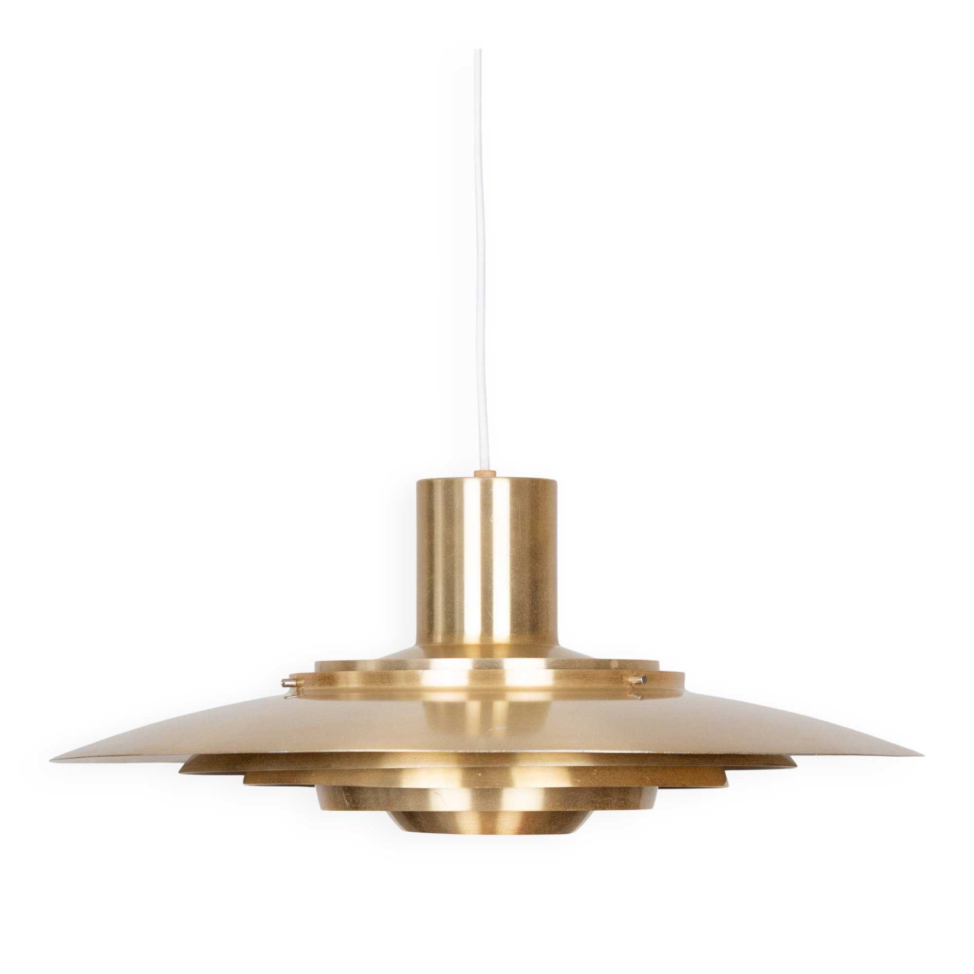 Danish vintage pendant lamp P376 by Fabricius and Kastholm, Nordisk Solar