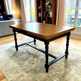 Restored farmhouse table 87x145, 2 extensions 87x260