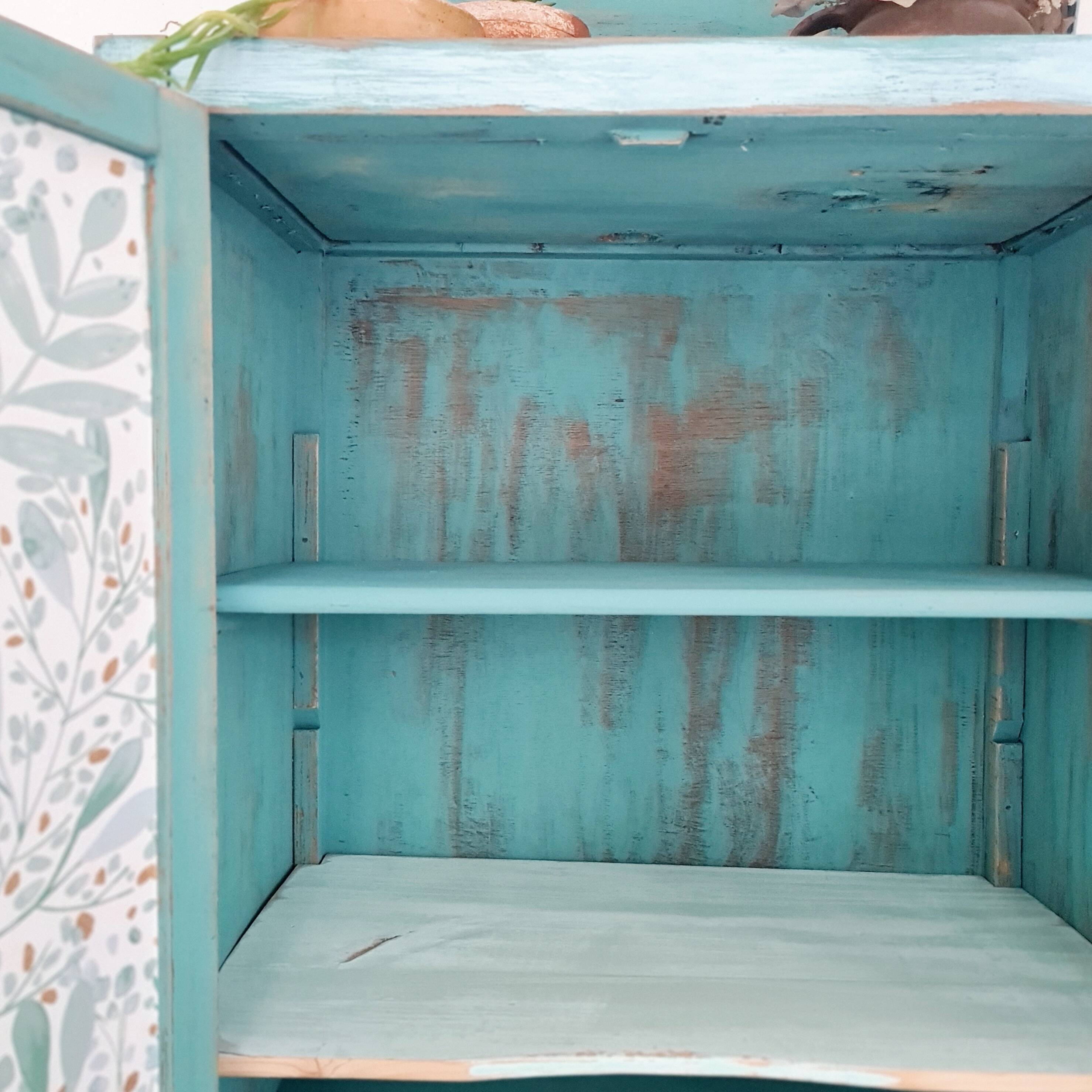 Parisian buffet with blue patina