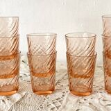Vintage Rosaline water glasses