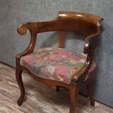 Gondola office chair from the Restoration period, dating from the early 19th century.