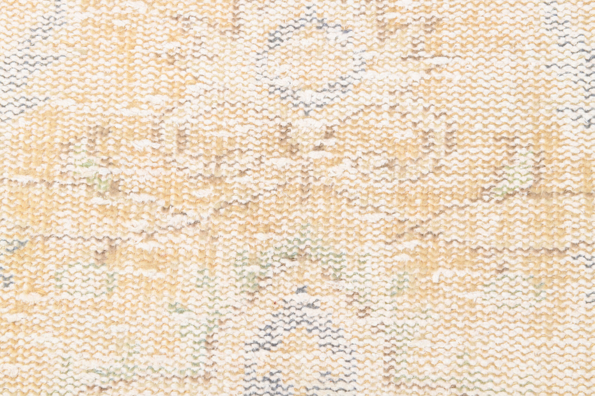 Antique oushak runner rug