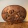 Carved wooden bas-relief