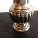 Silver metal salt shaker / 60s-70s