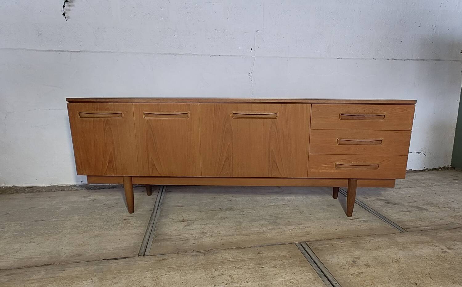 Vintage Scandinavian mid-century enfilade from the 1960s.