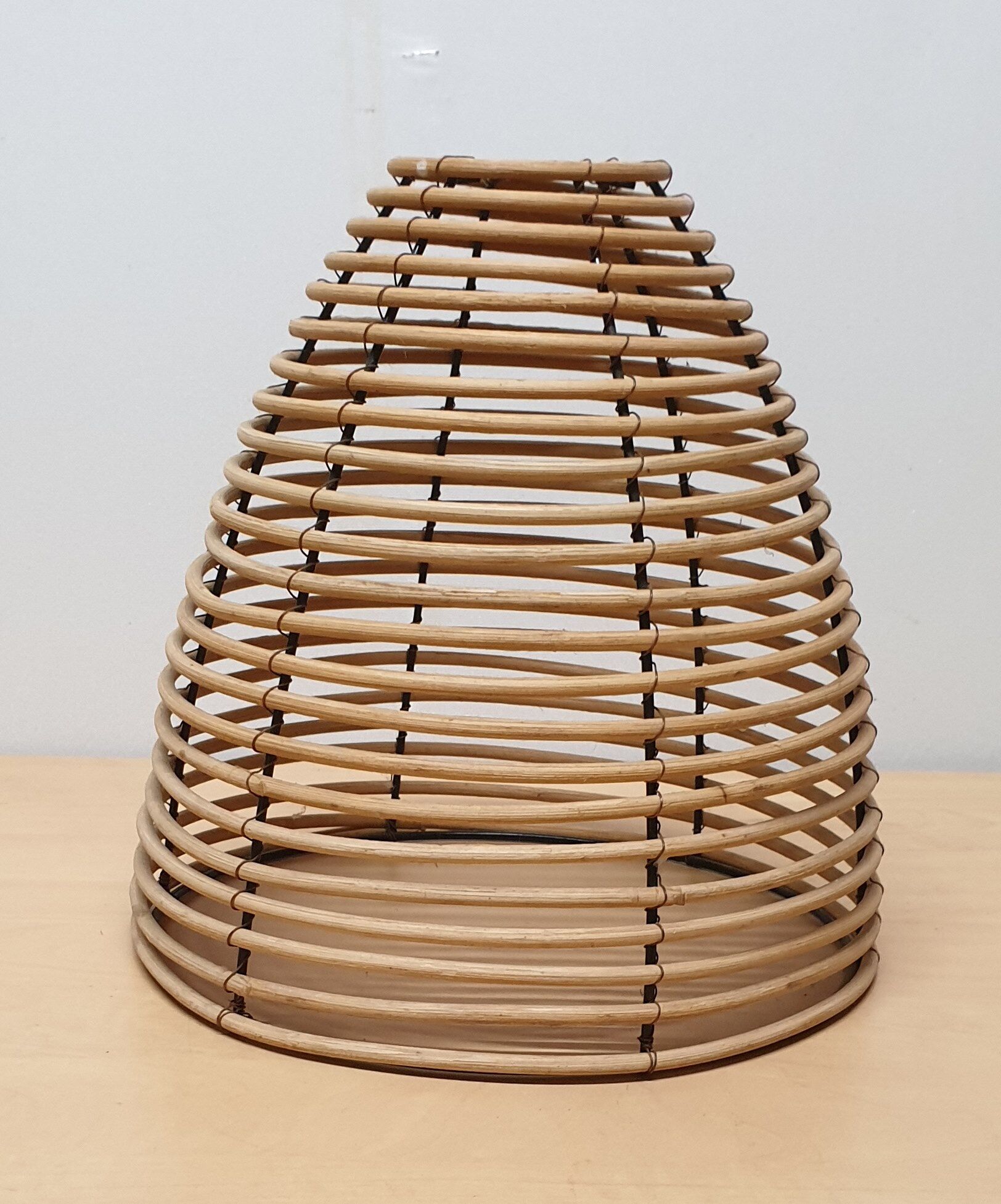 Natural rattan lampshade