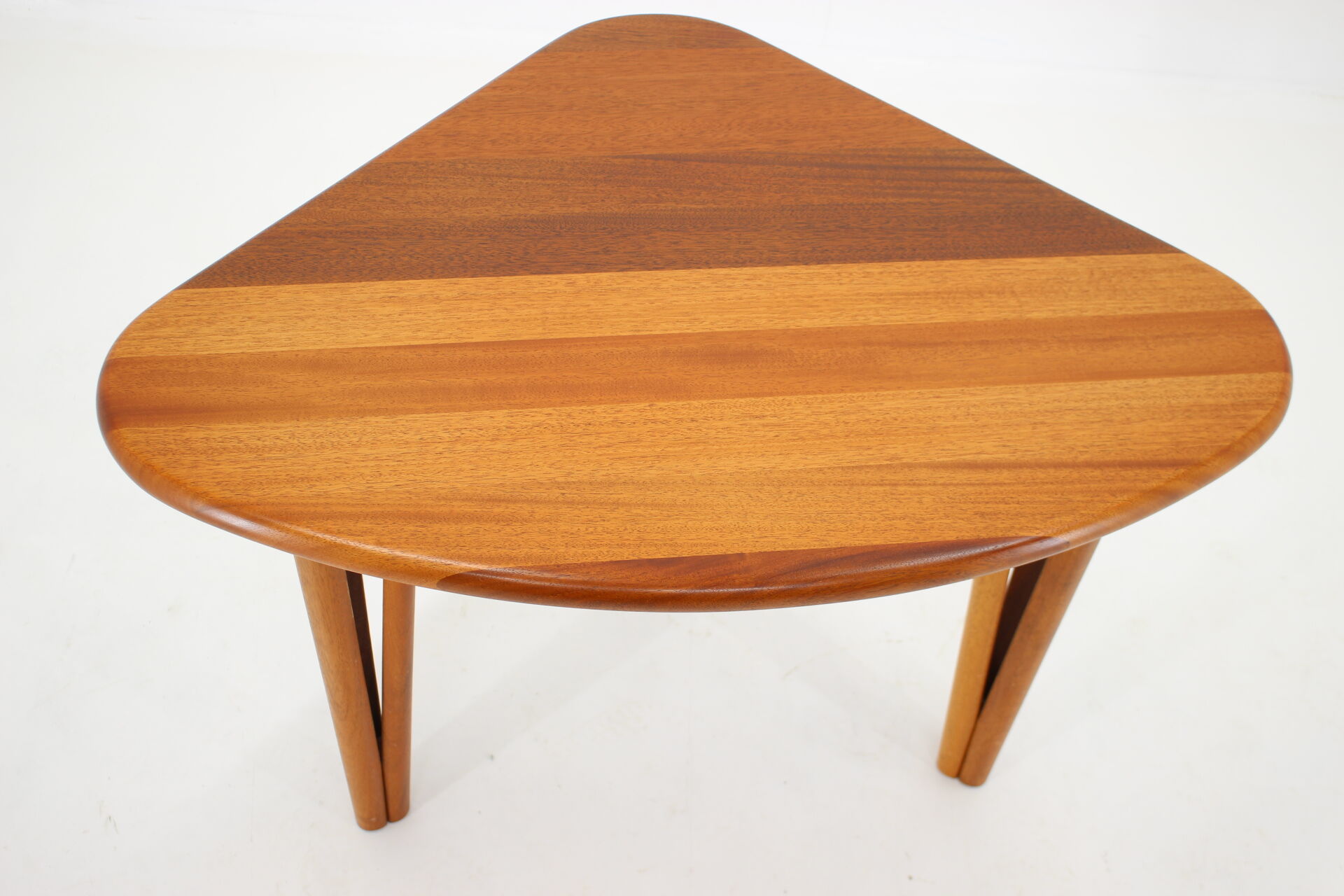 1970s Organic Solid Teak Coffee Table, Denmark