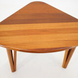Table basse en teck solide biologique des années 1970, danemark