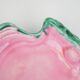 Vide Poche coquillage en céramique vert et rose signé A.Ferlay Vallauris Circa 1960