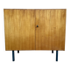 Vintage furniture werhfritz – light wood & black metal legs