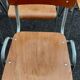 Set of 12 vintage industrial chairs