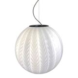 Contemporary Milky-White “Spider” Sphere Table Lamp in Murano Glass