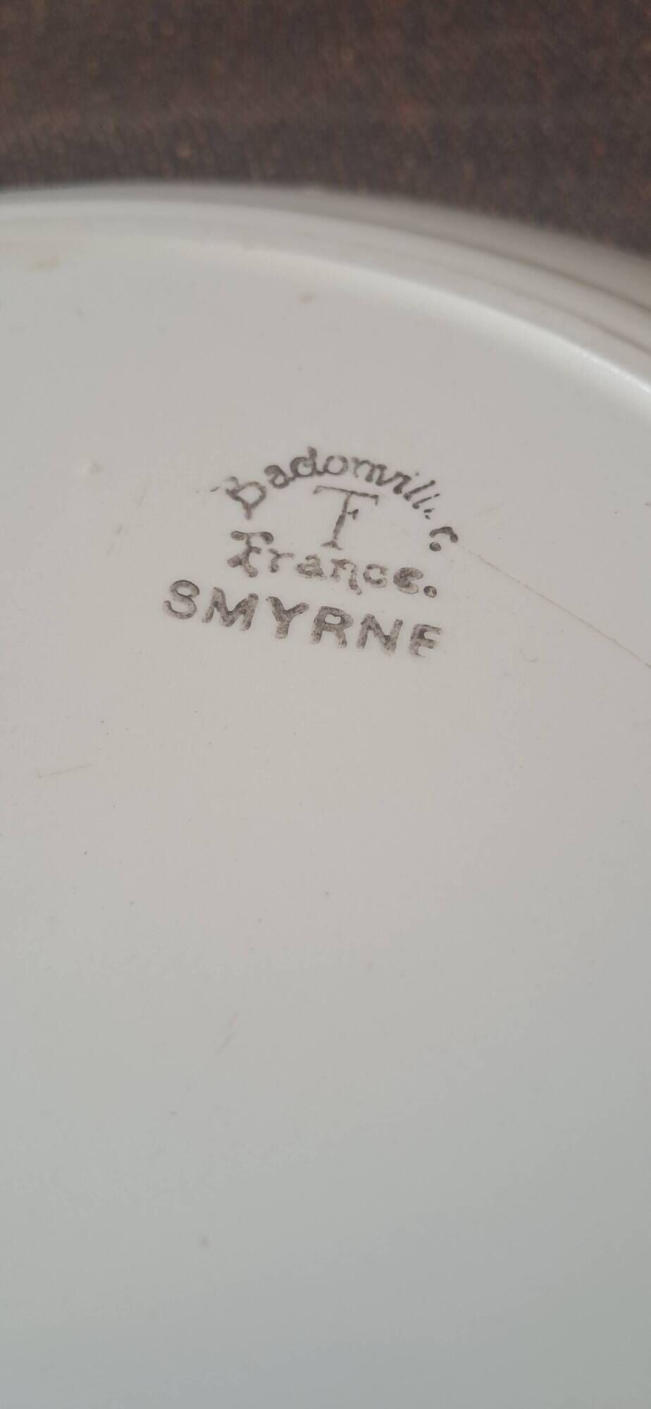 Art Deco plate Badonviller