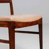 Arne Vodder model 430 dining chairs rosewood Sibast Mobler Denmark 1960