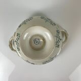 Soupière terre de fer Pexonne "Lucrèce" XIXe, vert