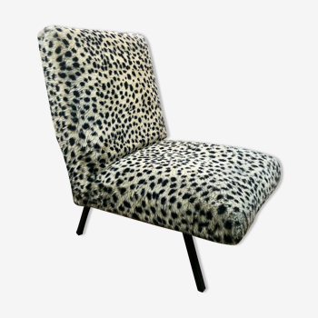 Vintage heater 50's leopard