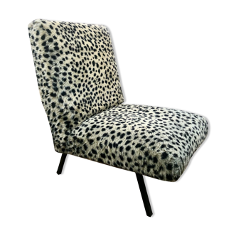 Vintage heater 50's leopard
