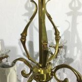 Chandelier With 4 Lights Bronze And Tassels