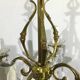 Chandelier With 4 Lights Bronze And Tassels
