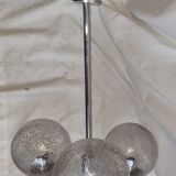 1970s space age 3 ball chandelier
