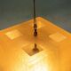 Vintage minimalist pendant lamp in fibreglass, Roche Babois