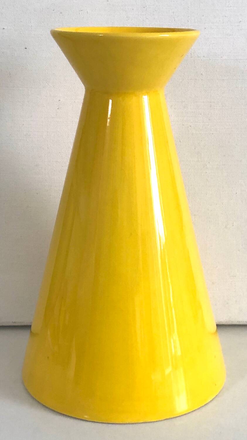 Yellow Ceramic Vase