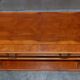 Vintage yew wood library/buffet with three drawers.