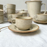 Speckled sandstone coffee service