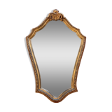 Louis XV shell beaded mirror