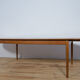 Table à manger extensible en teck, années 1960