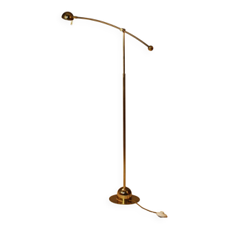 Brass Floor Lamp from Massive, Belgium, 1980s