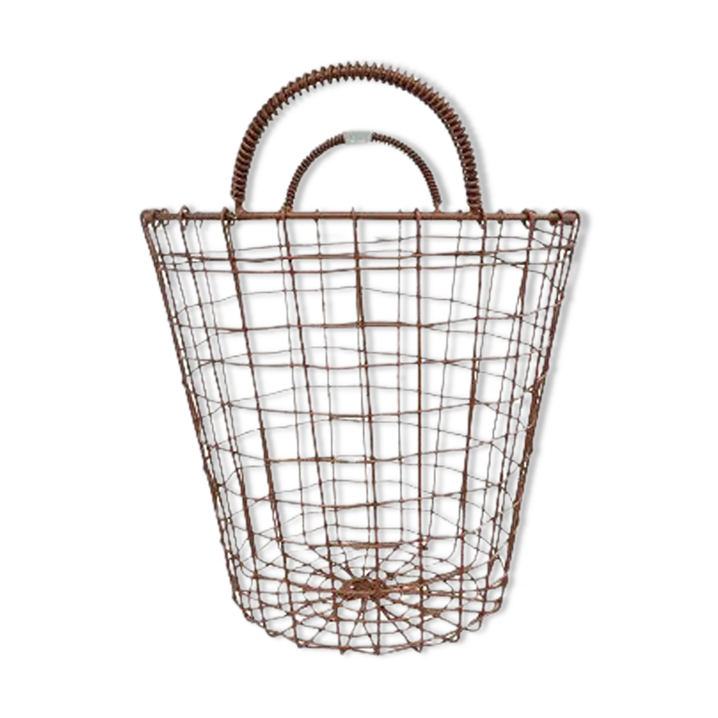 Copper metal paper basket