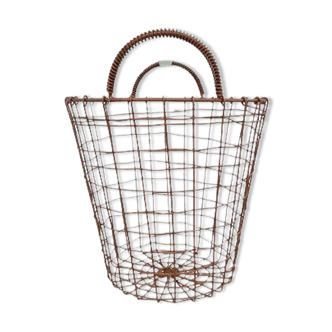 Copper metal paper basket