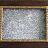 Wooden frame with golden stick baguette