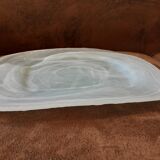Jade green opaline dish