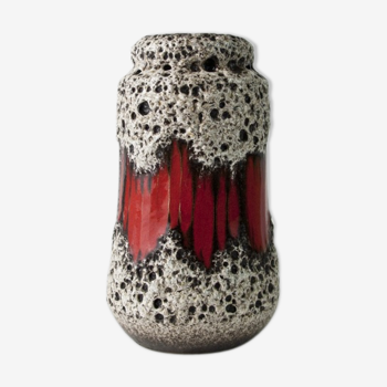 Vase avec motif rouge Scheurich