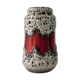 Vase avec motif rouge Scheurich